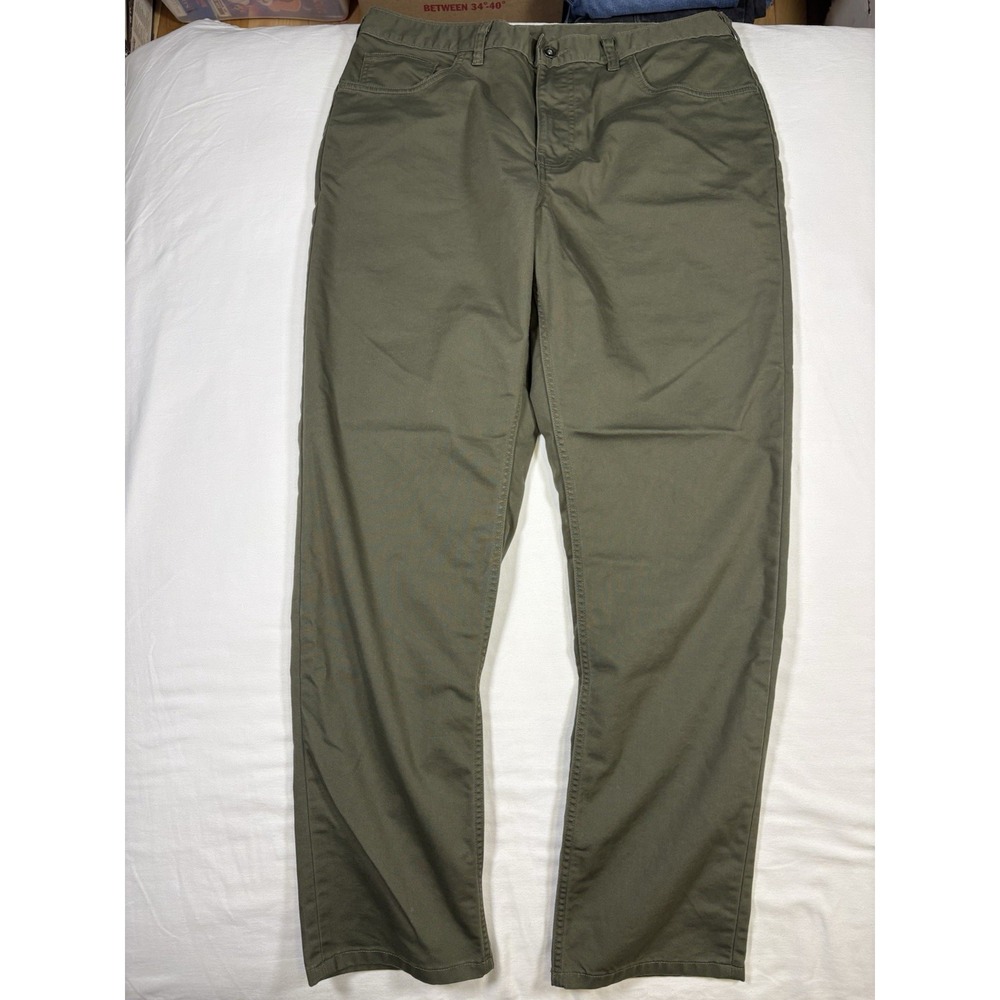 Patagonia Twill Traveler 5-Pocket Pants Mens 36x30 Basin Green Olive 22136